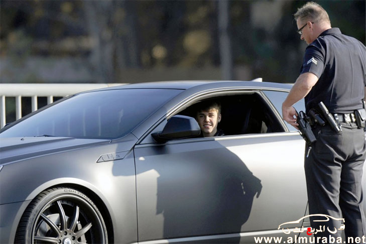 جاستن بيبر وسيارته الجديدة كاديلاك سي تي اس في معدلة بالصور والفيديو Justin Bieber 17
