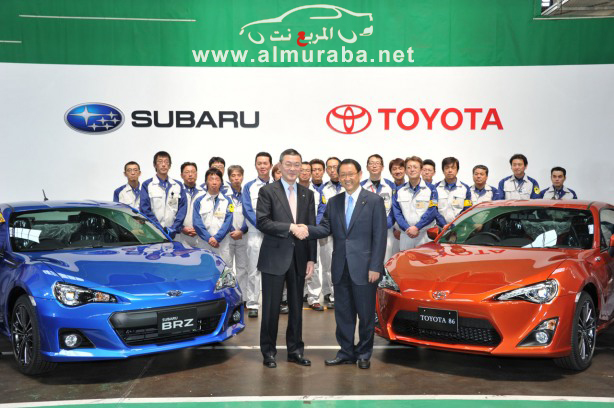 تويوتا جي تي 86 و سوبارو بي ار زي تبدأن الانتاج في مصنع واحد Subaru BRZ Toyota GT تويوتا جي تي 86 و سوبارو بي ار زي تبدأن الانتاج في مصنع واحد Subaru BRZ Toyota GT 16