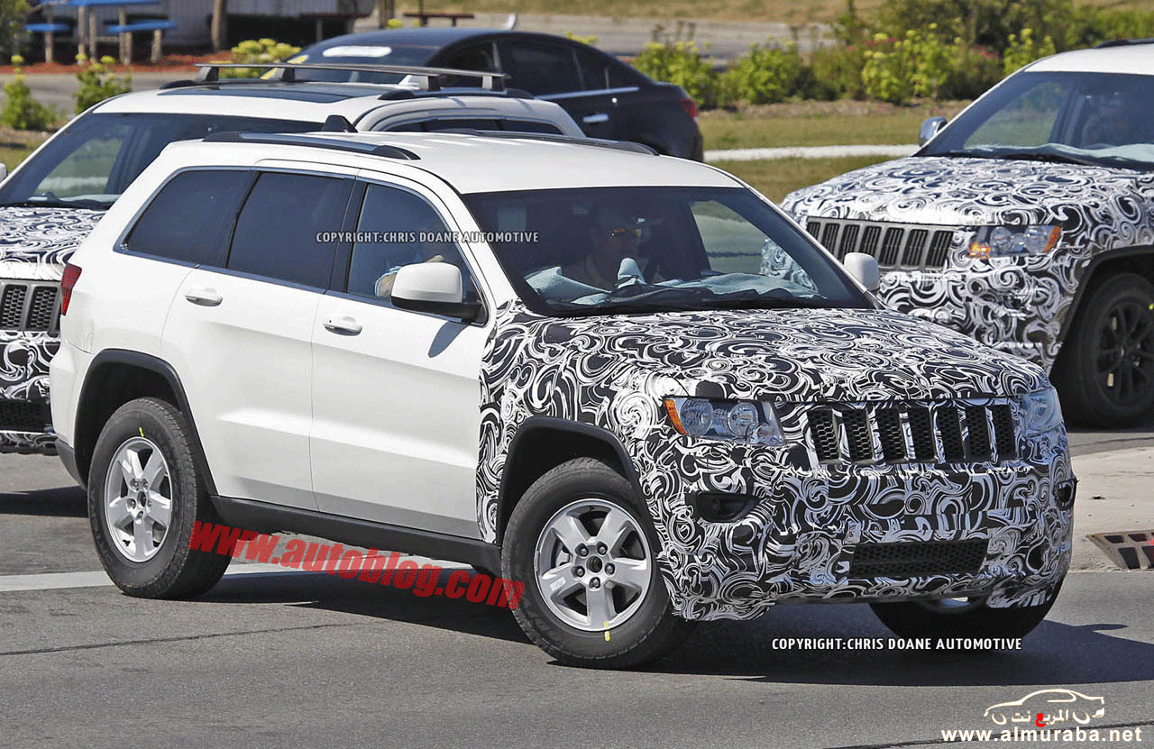 جيب جراند شيروكي 2014 في اول صور تجسسية له Jeep Grand Cherokee 2014