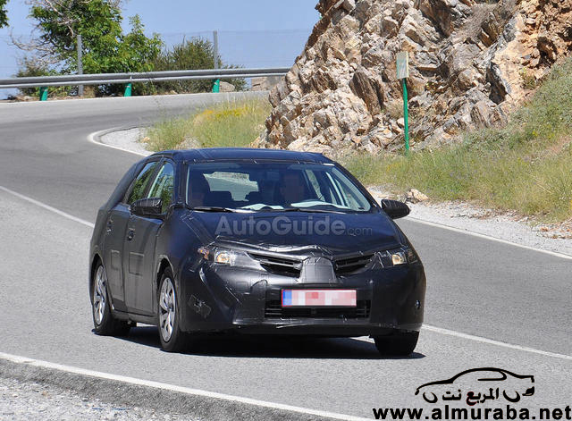 تويوتا كورولا 2014 بشكلها الجديد في اول صور تجسسية نشرتها الشركة اليوم Toyota Corolla 2014