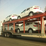 هيونداي سنتافي 2013 وصول اول دفعة الى المنطقة الشرقية وكالة هيونداي "المجدوعي" باللون الابيض بالصور 1