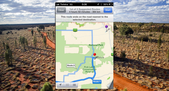 عودة “مشاكل خرائط أبل” وشرطة أستراليا تحذر من إستخدام خرائط أبل iOS 6 بعد أن تم إختبارها رسمياً