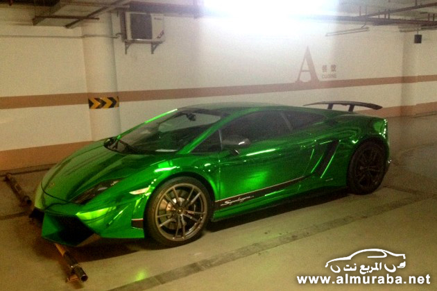 التقاط صور لامبورجيني جالاردو سوبر ليجيرا باللون الاخضر الامع في مواقف للسيارات يملكها احد الصينيين التقاط صور لامبورجيني جالاردو سوبر ليجيرا باللون الاخضر الامع في مواقف للسيارات يملكها احد الصينيين 12