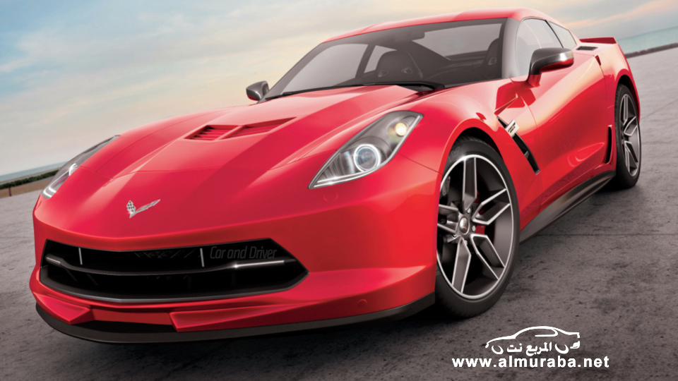 حصرياً اول صور لسيارة كورفيت سي سفن 2014 بشكلها الجديدة كلياً Corvette C7 2014