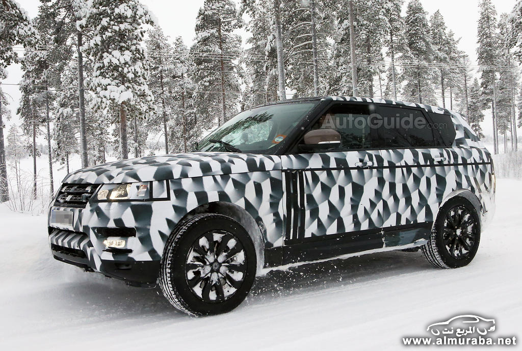 صور تجسسية لـ”رنج روفر” سبورت 2014 الجديدة كلياً خلال تجربتها في ثلوج شمال اوروبا