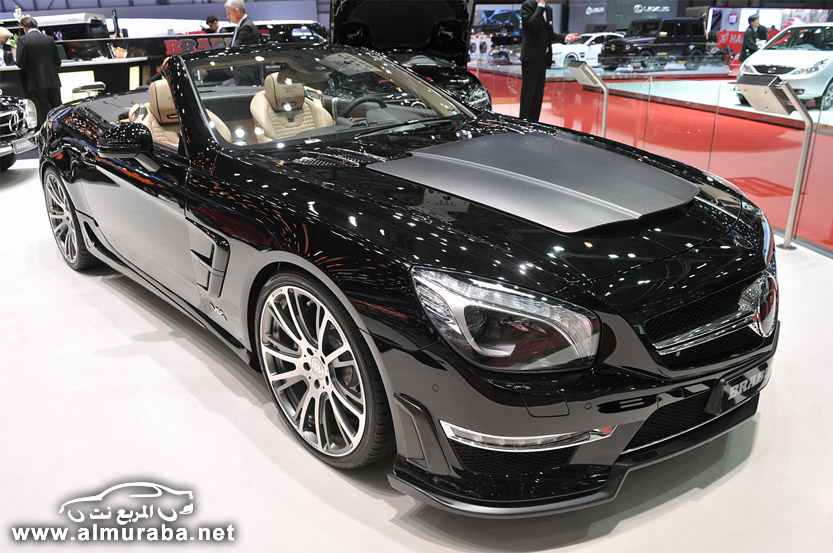 مرسيدس بنز اس ال 65 رودستر المكشوفة في معرض جنيف Brabus 800 Roadster