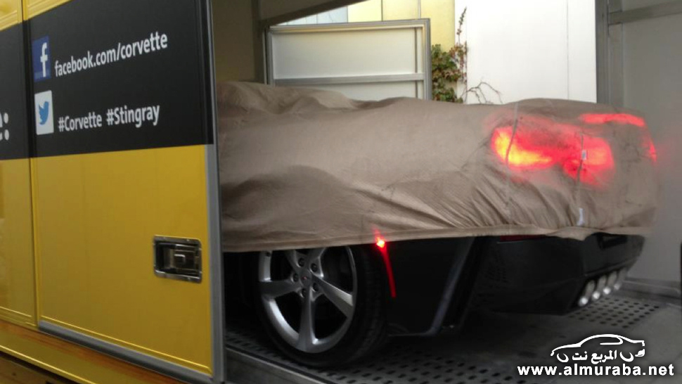 صورة مسربة لسيارة كورفيت 2014 المكشوفة قبل عرضها في معرض جنيف للسيارات 2013