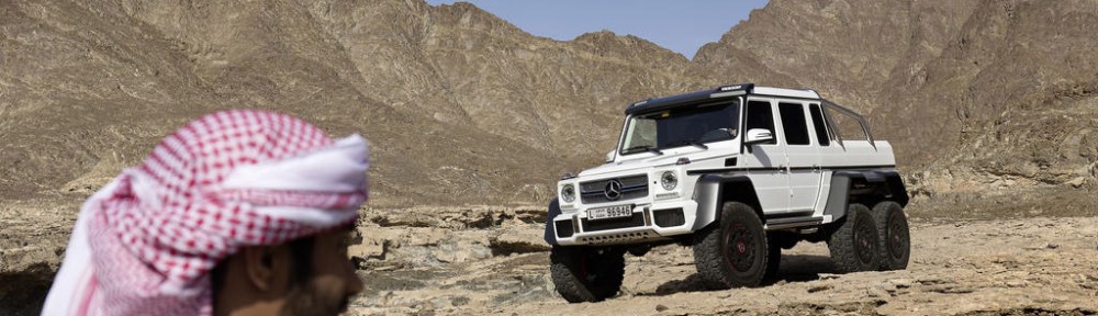 مرسيدس بنز تعلن عن سيارتها ذات الدفع السداسي في دبي بالصور والتفصيل Mercedes G63 AMG 6×6