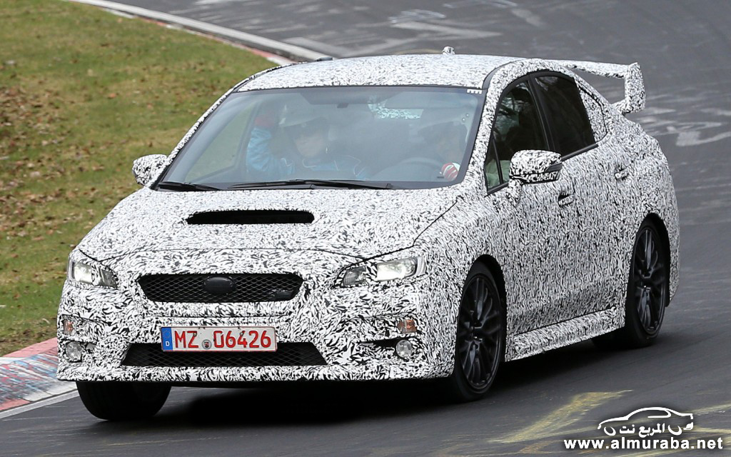 سوبارو امبريزا 2015 تظهر في نوربورغرينغ خلال الاختبار Subaru Impreza WRX 3