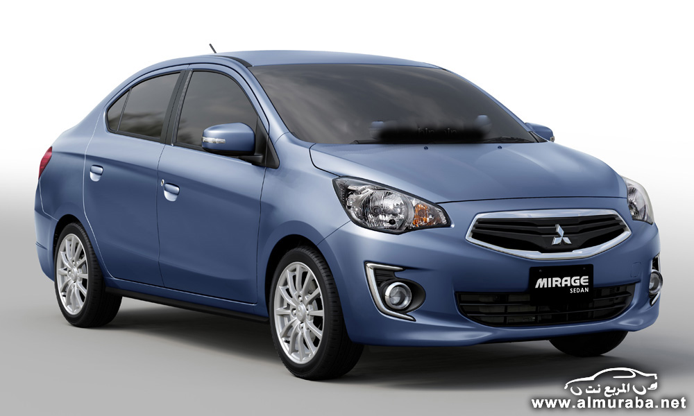 تصور شكل ميتسوبيشي ميراج 2014 الجديدة كلياً Mitsubishi Mirage
