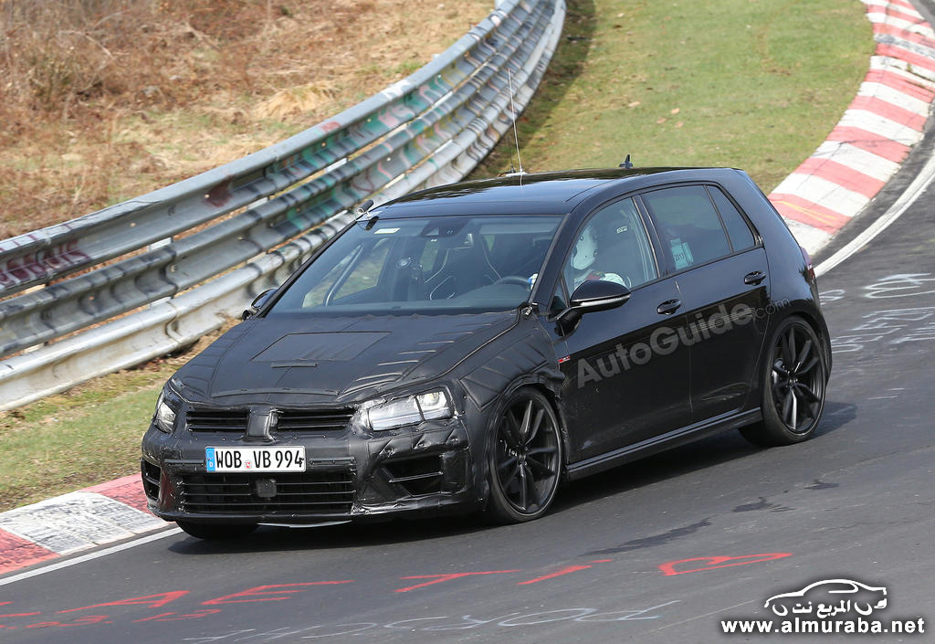 صور فولكس واجن جولف ار 2015 في الحلبة للأختبار النهائي Volkswagen Golf R