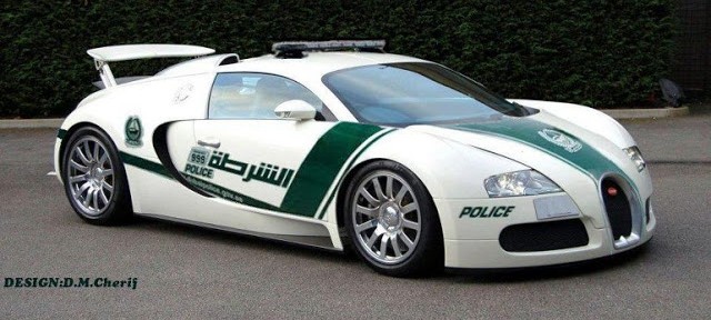 "بالصور" شرطة دبي ستضم بوجاتي فيرون لأسطول سياراتها الفاخرة Dubai Police 5