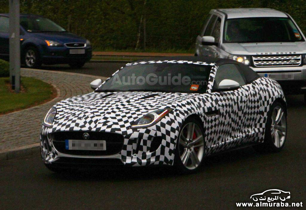 أول ظهور لسيارة جاكوار اف تايب الكوبية بصور مموهة مسربة Jaguar F-Type Coupe