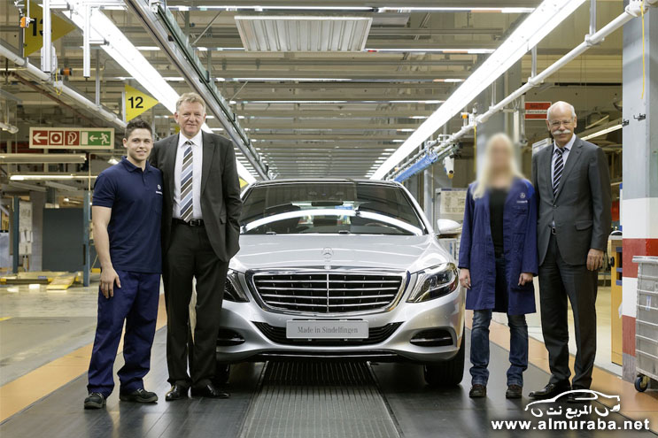 مرسيدس تعلن عن ثلاثة نماذج جديدة من فئة اس كلاس 2014 الجديدة في مصانعها بألمانيا