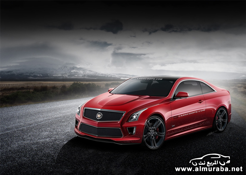 أول تصور مستقبلي لسيارة كاديلاك ايه تي اس-في كوبيه 2015 الجديدة Cadillac ATS-V