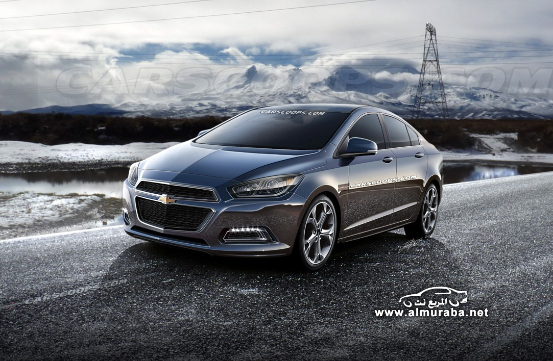 شفرولية كروز 2015 بشكلها الجديد كلياً في اول شكل تخيلي Chevrolet Cruzes