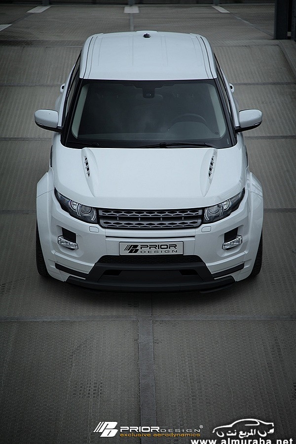 تصميم رنج روفر ايفوك المعدلة بواسطة بريور يظهرها بهيكل عريض Range Rover Evoque