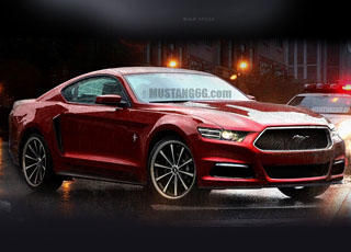 فورد موستنج 2015 الكوبية الجديدة كلياً تظهر بشكل واضح جداً Ford Mustang