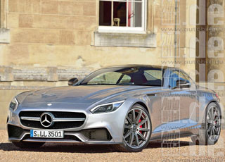 مرسيدس اس ال سي الجديدة كلياً تظهر في مجلة للسيارات بألمانيا Mercedes SLC