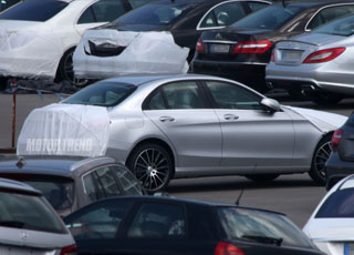 مرسيدس 2015 سي كلاس تظهر بشكلها الجديدة كلياً Mercedes-Benz C-Class