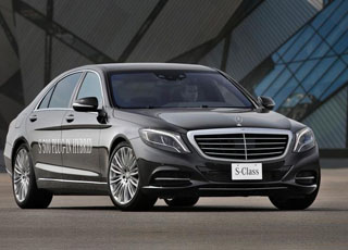 مرسيدس اس كلاس 2015 “بانوراما” بالانظمة الهجينة Mercedes-Benz S500