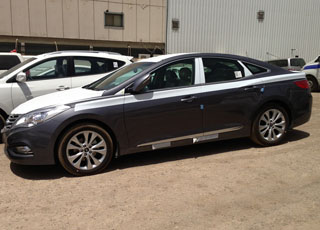 وصول هيونداي ازيرا 2014 بالتطويرات الجديدة صور وفيديو Hyundai Azera