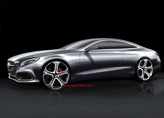 مرسيدس تكشف عن تفاصيل نموذج اس كلاس الكوبية الجديد في معرض فرانكفورت S-Class Coupe