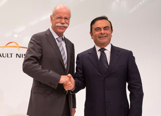 شراكة بين شركة ديملر ورينو-نيسيان لتحقيق هدف عالمي في اوروبا Daimler and Renault-Nissan