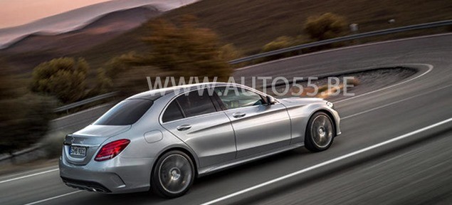تسرب صور للسيارة مرسيدس بنز 2015 C W205 مجددا بدون تمويهات 2015 Mercedes-Benz C-Class 1