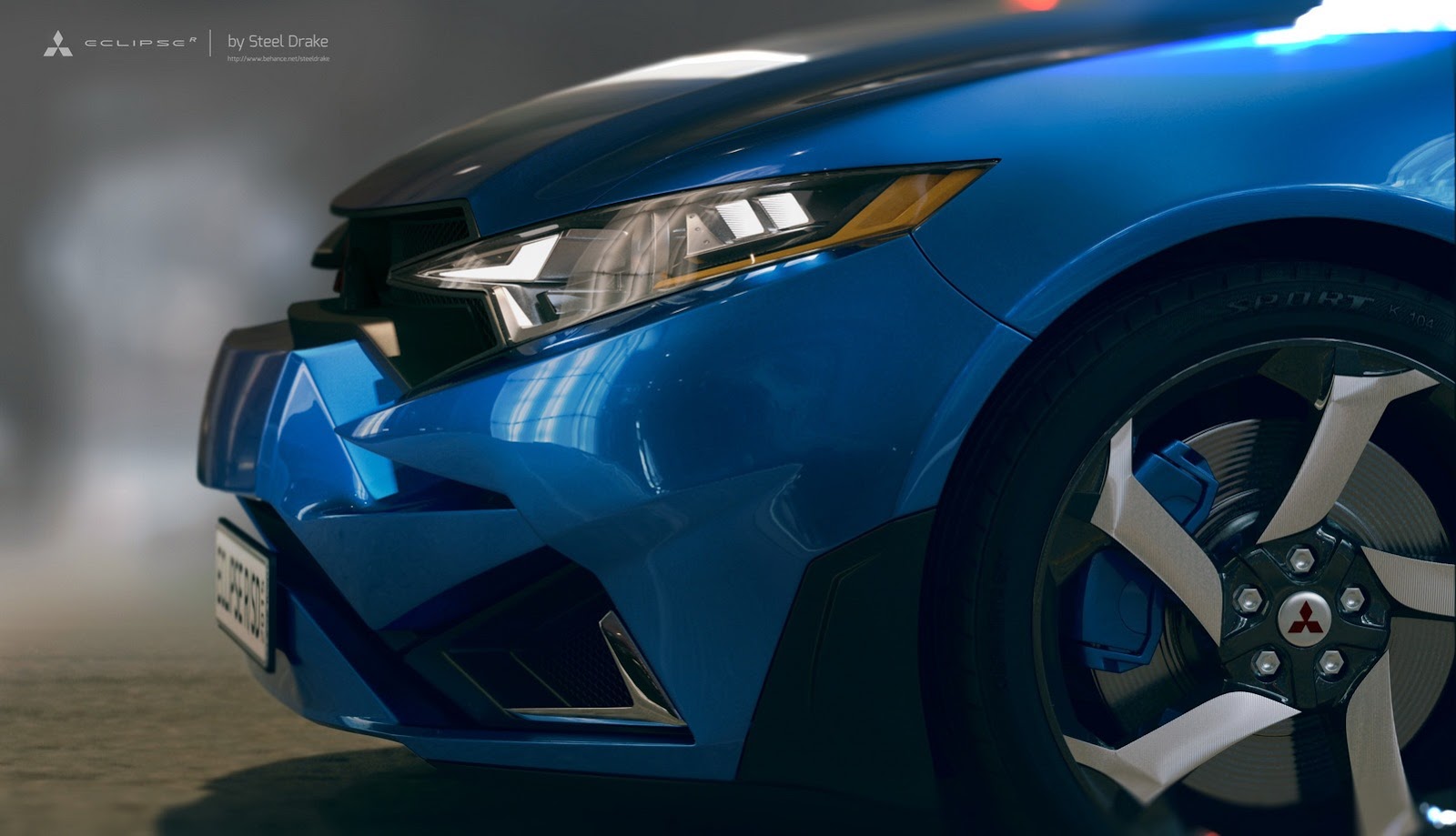 “بالفيديو” لأول مرة شاهد سيارة ميتسوبيشي مفهوم الجديدة 2015 Mitsubishi Eclipse R/SD