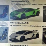 تسريب كتيب الألوان الخاصة بسيارة لامبورجيني افنتادور 2016 SuperVeloce الجديدة 1