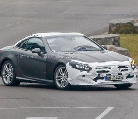 مرسيدس بنز SL 2016 تحصل على “فيس لفت” وتظهر لأول مرة خلال اختبارها