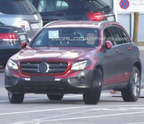 مرسيدس جي ال سي 2016 الجديدة تظهر في اول صور تجسسية Mercedes GLC