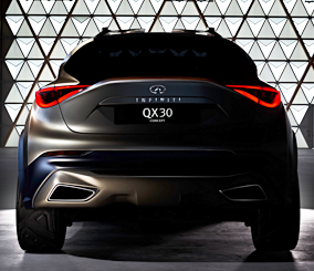 انفينتي تطلق صور تشويقية لسيارتها القادمة كيو اكس 30 الجديدة Infiniti QX30