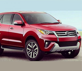 تويوتا فورتشنر 2016 في اول صورة تجسسية قبل الكشف عنها نهاية عام 2015