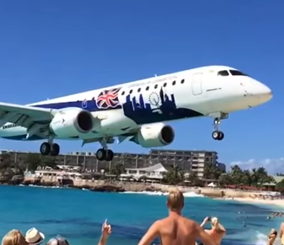 “فيديو” شاهد هبوط مخيف جداً لطائرة على شواطئ هولندا