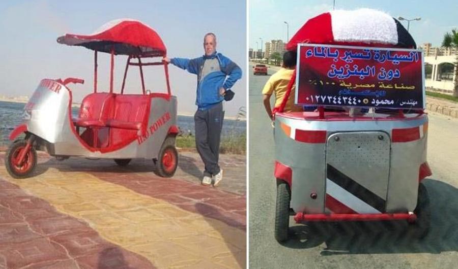 "بالصور" شاهد مخترع مصري يبتكر سيارة تعمل بالماء بدلاً من البنزين! 86434