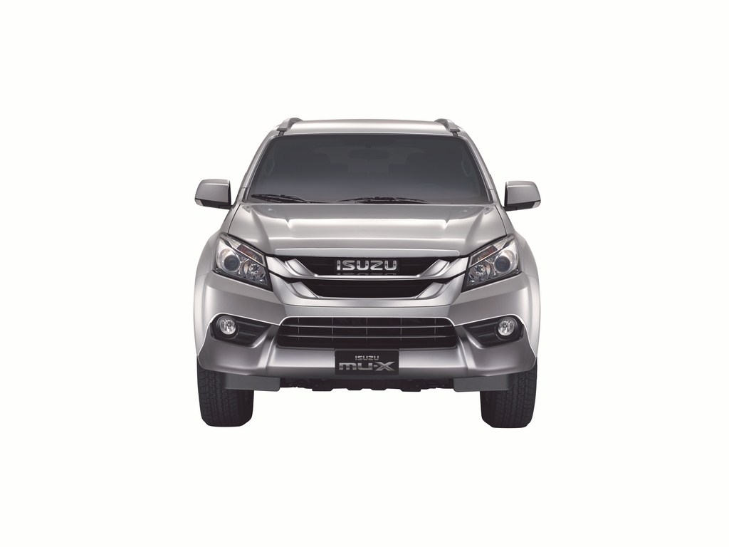 Front Straight On - Isuzu MU-X LS-T Titanium Silver LHD copy (Copy)