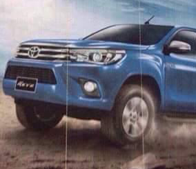 تويوتا هايلوكس 2016 الجديدة كلياً تظهر في الكتالوج المسرب لتويوتا Toyota Hilux