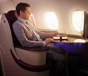 “بالصور” شاهد صور من داخل درجة “الأعمال” في الخطوط الجوية القطرية