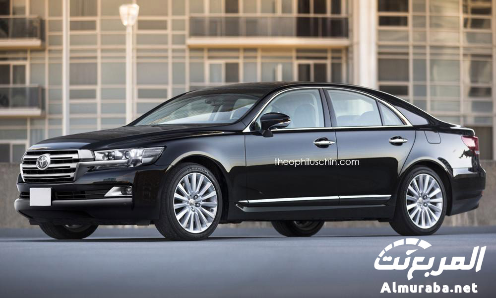 “بالصور” مصمم شركة تويوتا يقوم بتصميم واجهة لاندكروزر الجديدة على تويوتا كراون القادمة