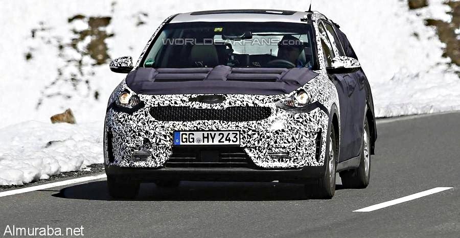 "بالصور" شاهد النموذج المبدئي من كيا نيرو من خلال اختبارها في جبال الألب kia Niro 2