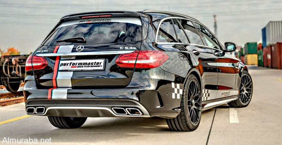 "بالصور" مرسيدس سي 63 تي AMG المعدلة بزيادة قوة المحرك المزدوج الى 476 حصاناً 9