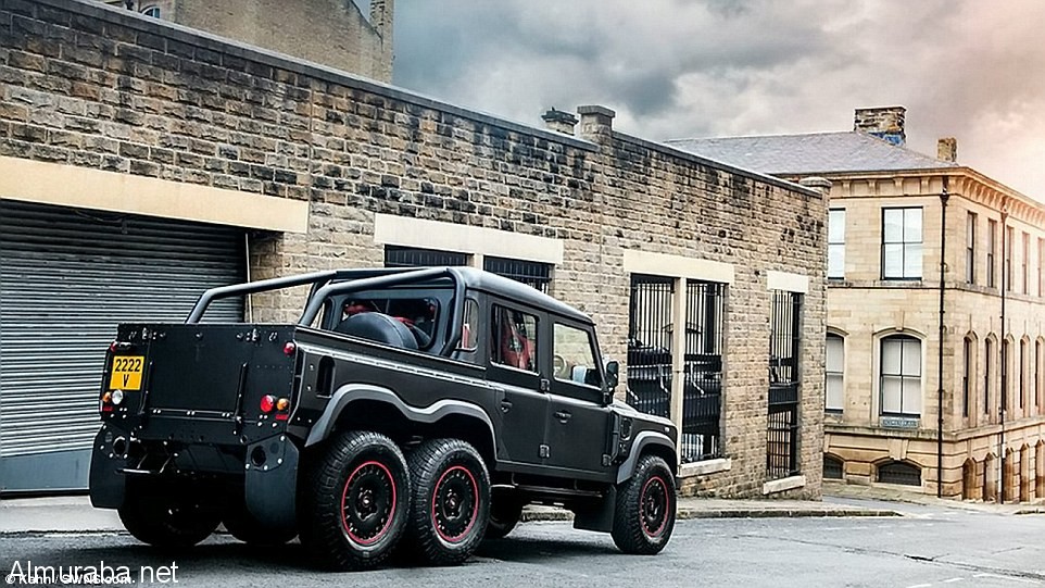 "بالصور" لاندروفر ديفندر سداسي العجلات يظهر لأول مرة لينافس مرسيدس 6X6 "تقرير ومواصفات وأسعار" Land Rover Defender A2-02