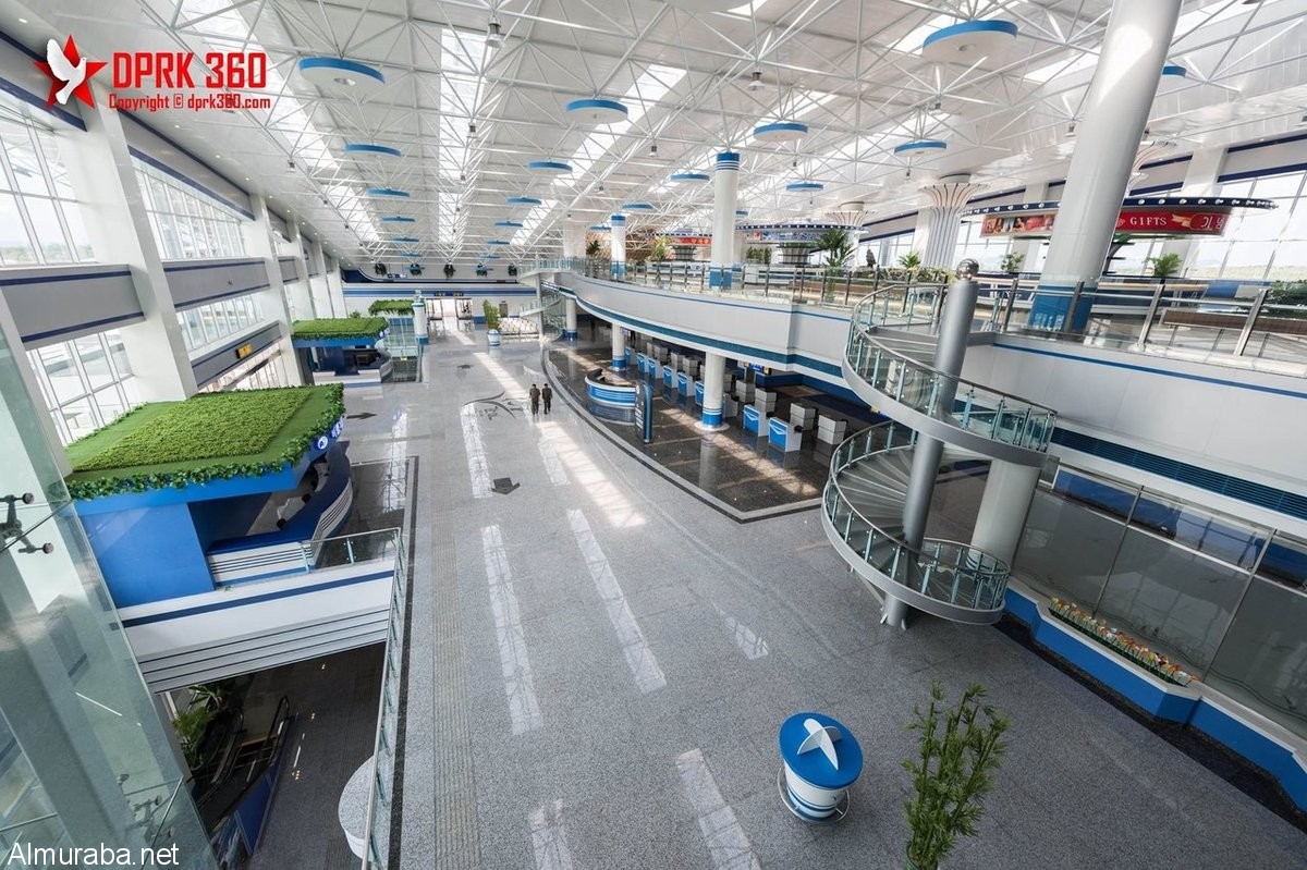 “بالصور” شاهد مطار كوريا الشمالية الجديد بالتقنيات المطورة لأول مرة