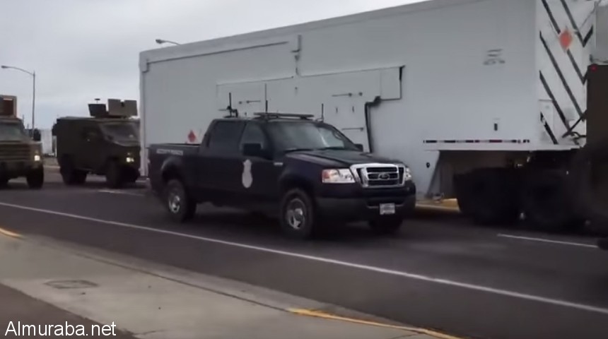 سيارة أمن عسكرية تصطدم بشاحنة تحمل رأساً نووياً خلال عملية نقله 5