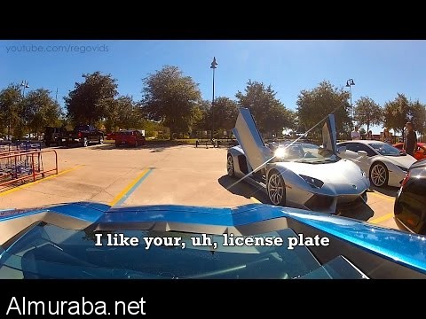 “فيديو” مليونير يرصد ردود أفعال المارة على سيارته الفارهة