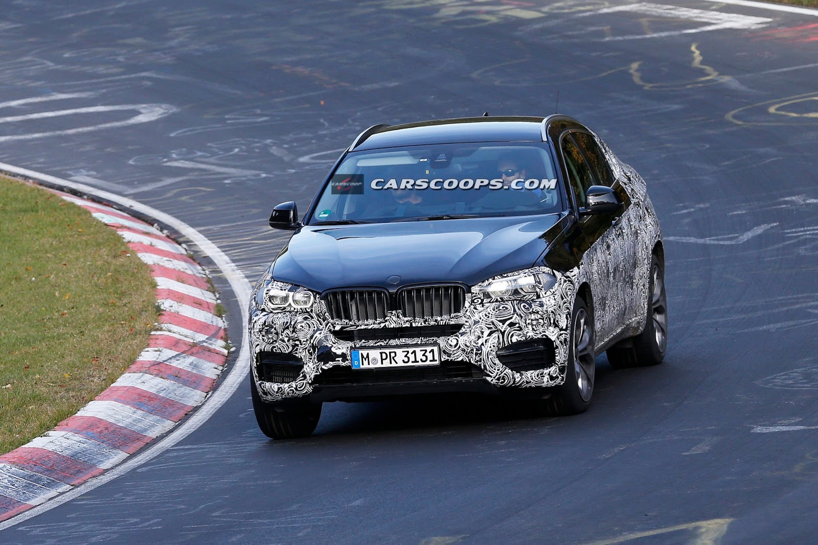 صور تجسسية لجديد سيارات بي ام دبليو 2016 BMW X6 Sports