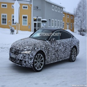 لقطات تجسسية تكشف سيارة Audi القادمة أودي A7 طراز 2015 3
