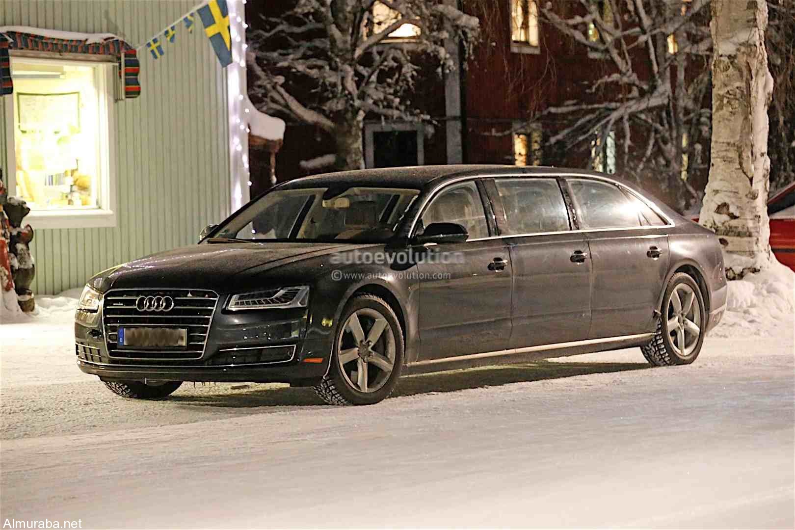 "صور تجسسية" لسيارة أودي A8 2017 ذات ست أبواب Audi "صور تجسسية" لسيارة أودي A8 2017 ذات ست أبواب Audi 1